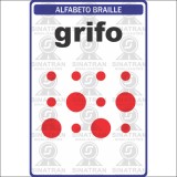 Algarismos Braille Grifo 